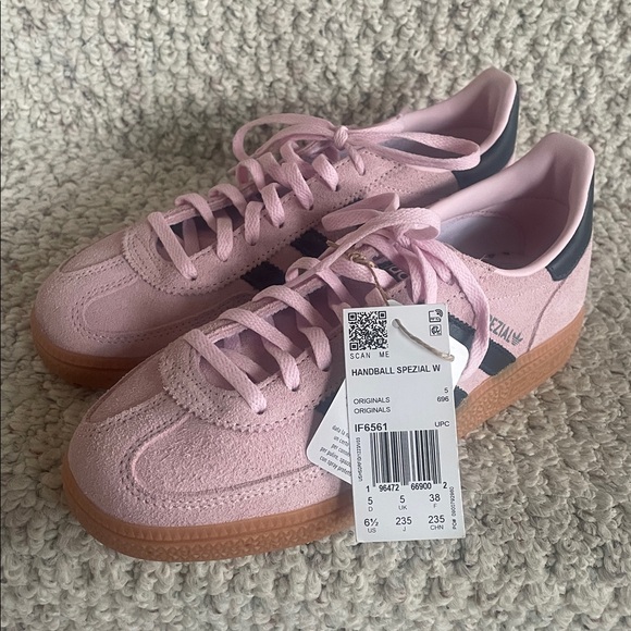 Adidas Hanball Spezial W Clear Pink / Arctic Night / Gum- NEW - Picture 9 of 9